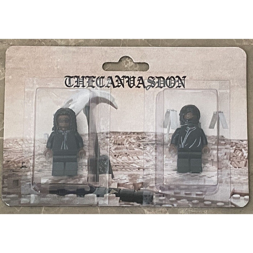 The Canvas Don x Kanye West Ty Dolla Sign Vultures Ye LEGO Minifigure In Hand